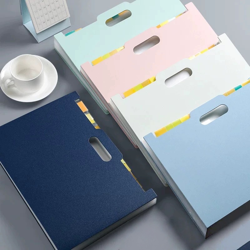 Expandable Accordion File Folder 13 Pockets - منظم ملفات أكورديون بـ 13 جيبًا،