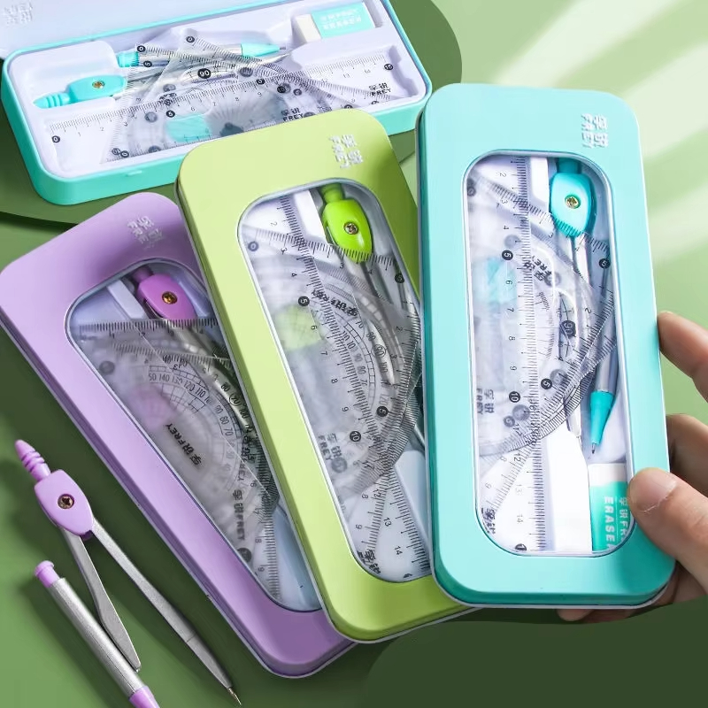 مجموعة أدوات هندسية للرياضيات  - مراجعة Math Geometry Set With Compass وسعره