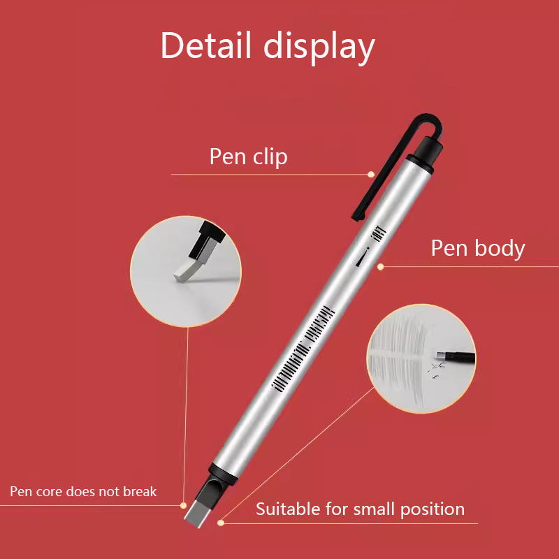 قلم ممحاة ميكانيكي قابل للسحب  - مراجعة Retractable Eraser Pen Click وسعره