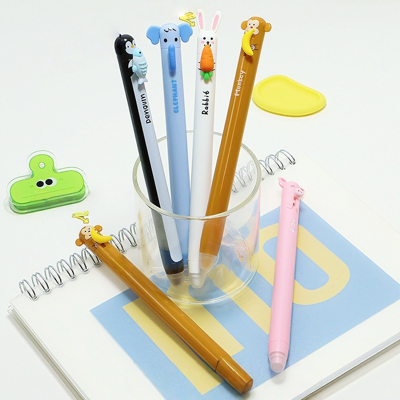 أقلام جل قابلة للسحب بتصميم حي - مراجعة Retractable Eraser Pen Click وسعره