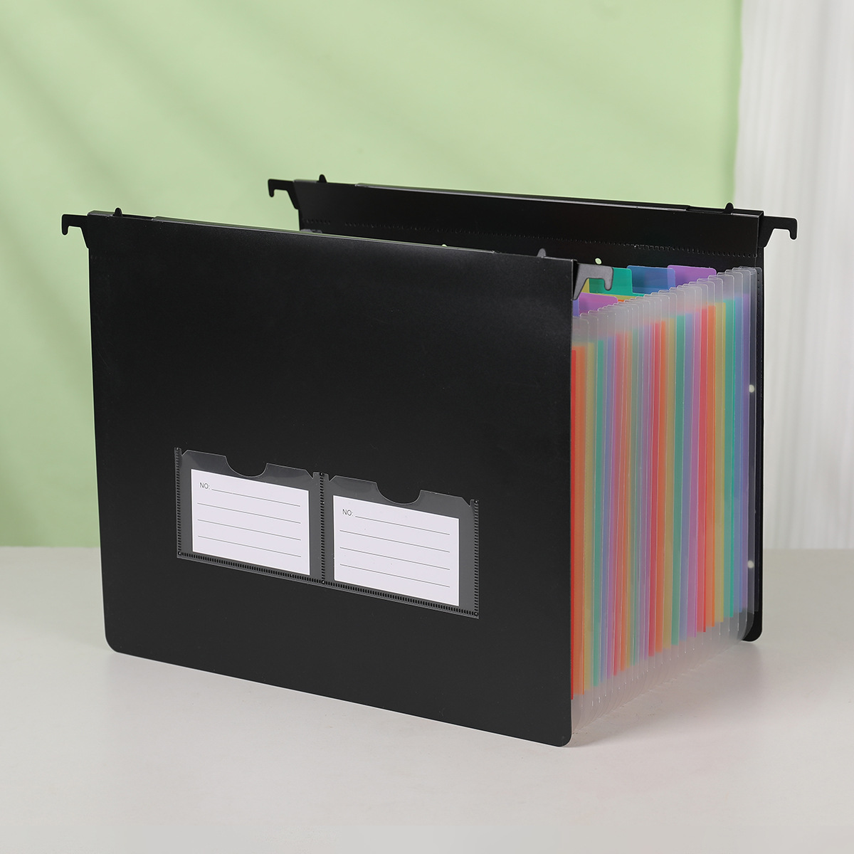 مجلد ملفات معلق قابل للتوسيع ب - مراجعة Expandable Accordion File Folder 13 Pockets وسعره