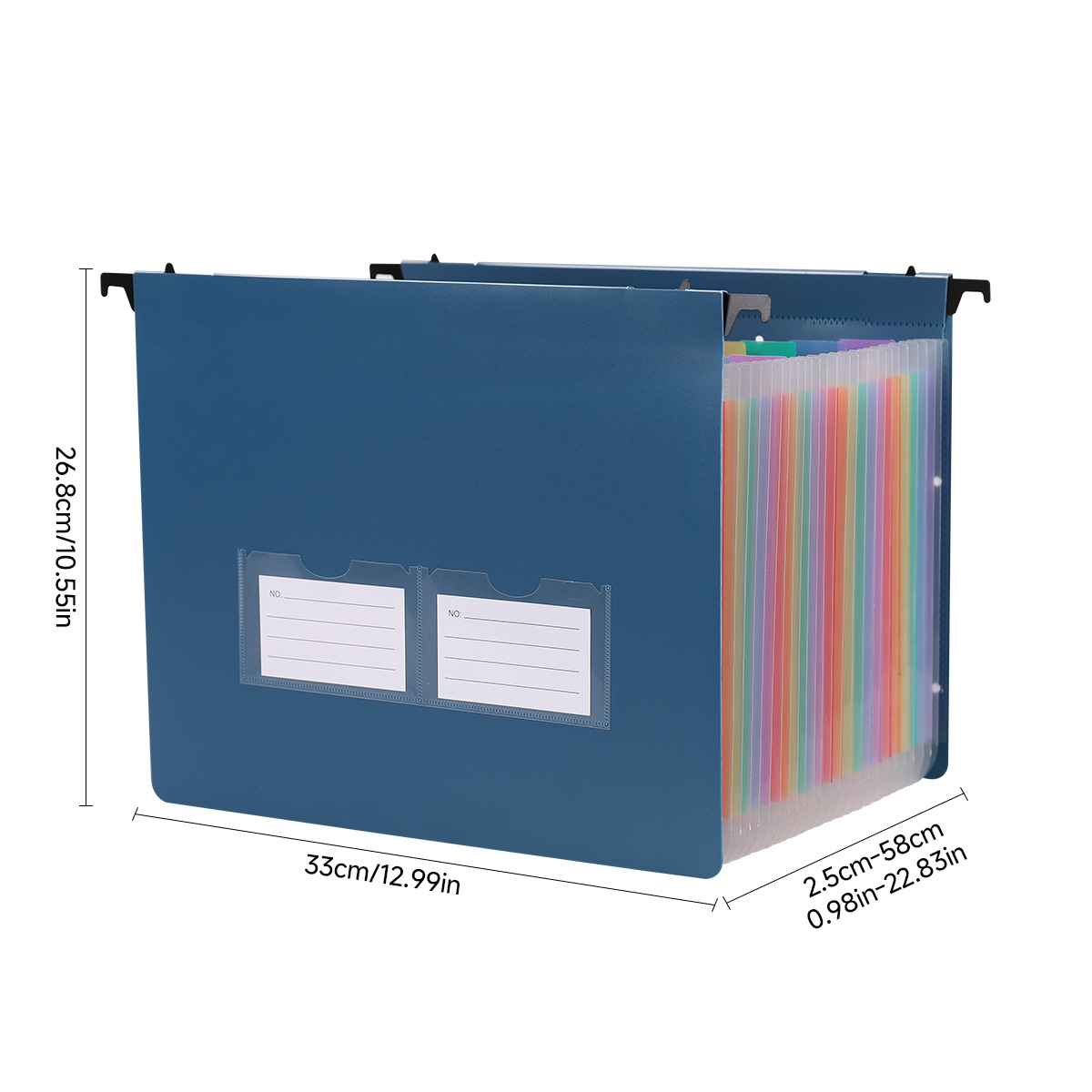 مجلد ملفات معلق قابل للتوسيع ب - مراجعة Expandable Accordion File Folder 13 Pockets وسعره