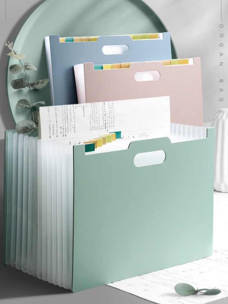 منظم ملفات أكورديون بـ 13 جيبً - مراجعة Expandable Accordion File Folder 13 Pockets وسعره