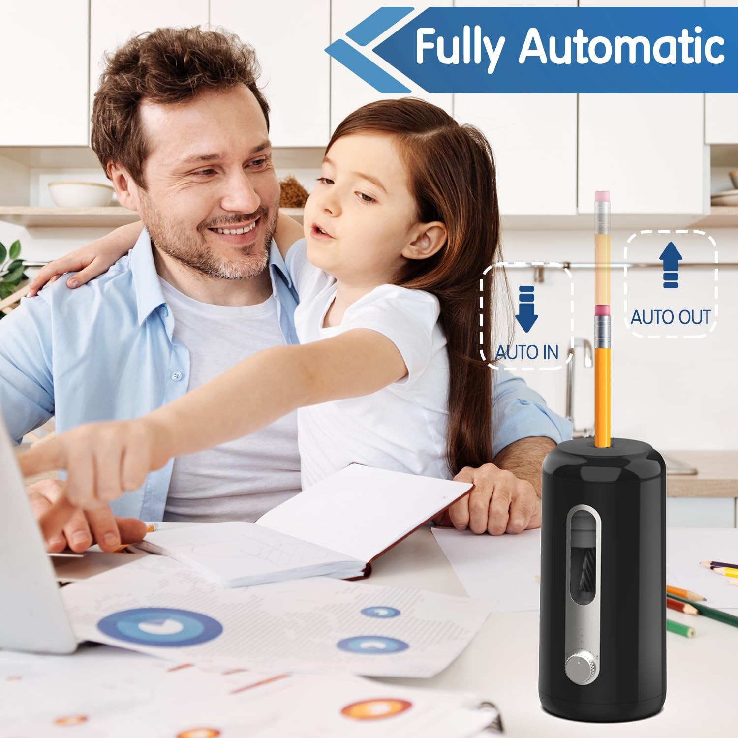 مبراة أقلام كهربائية من ديلي ت - مراجعة Electric Pencil Sharpener Usb وسعره